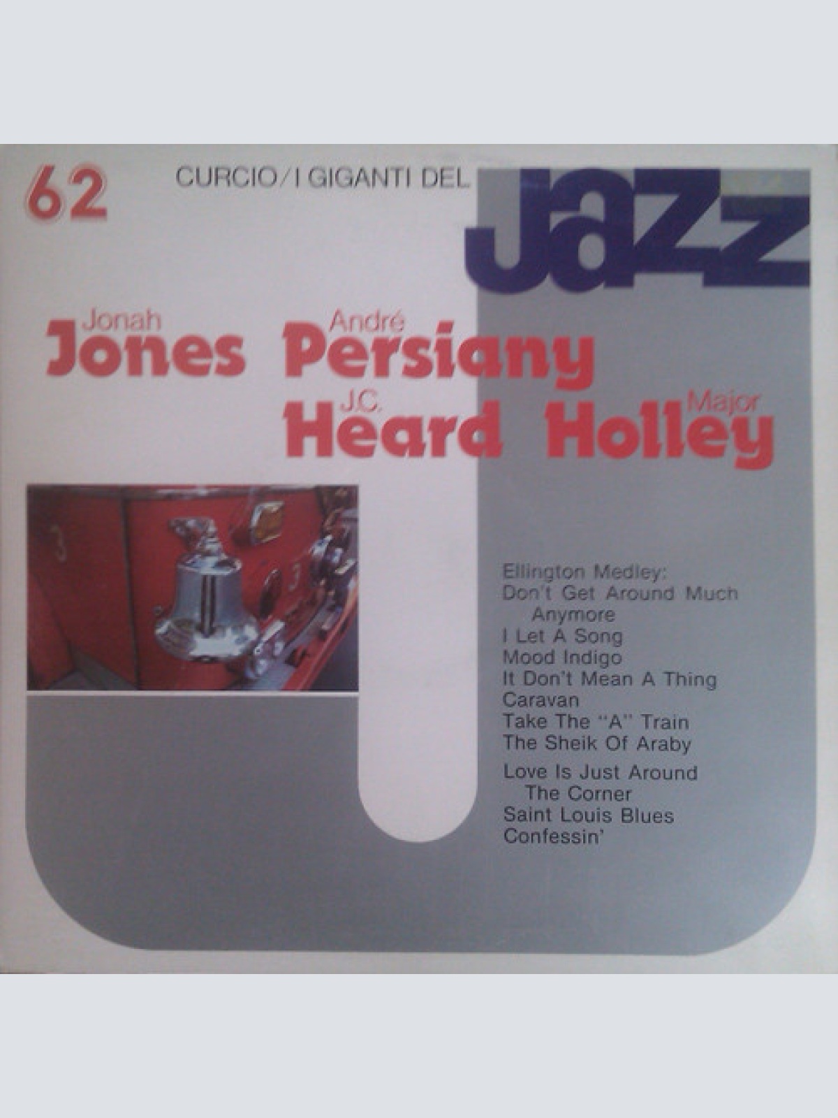 Vinyl / Jonah Jones / André Persiany / J.C. Heard / Major Holley - I Giganti Del Jazz Vol. 62