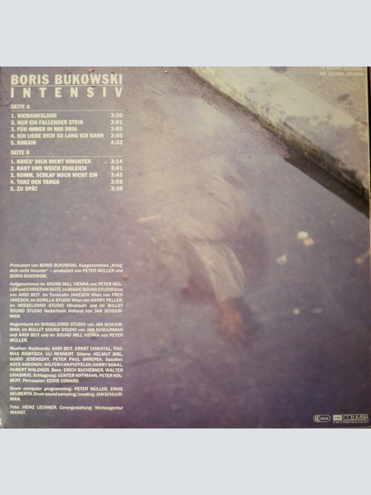 Vinyl / Boris Bukowski - Intensiv