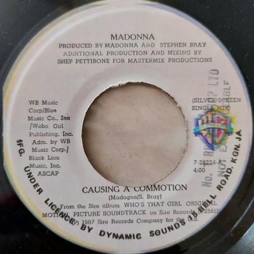 Vinyl / Madonna - Causing A Commotion