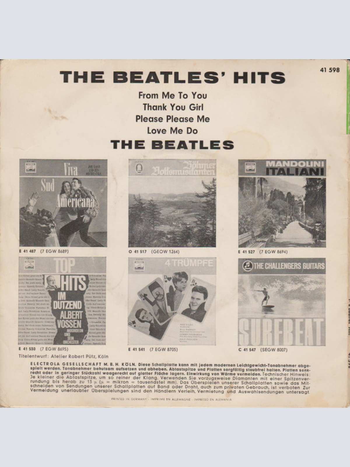 Vinyl / The Beatles - The Beatles' Hits