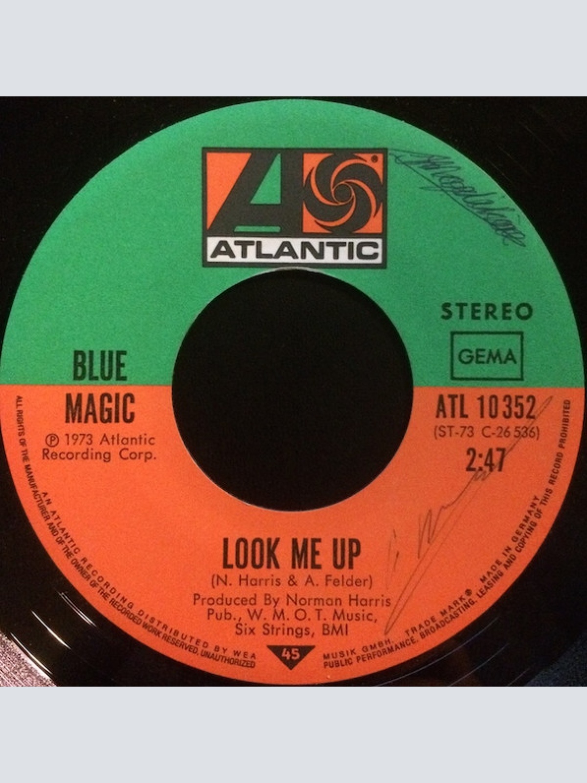 Vinyl / Blue Magic - Look Me Up