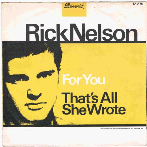 Vinyl / Rick Nelson* - For You