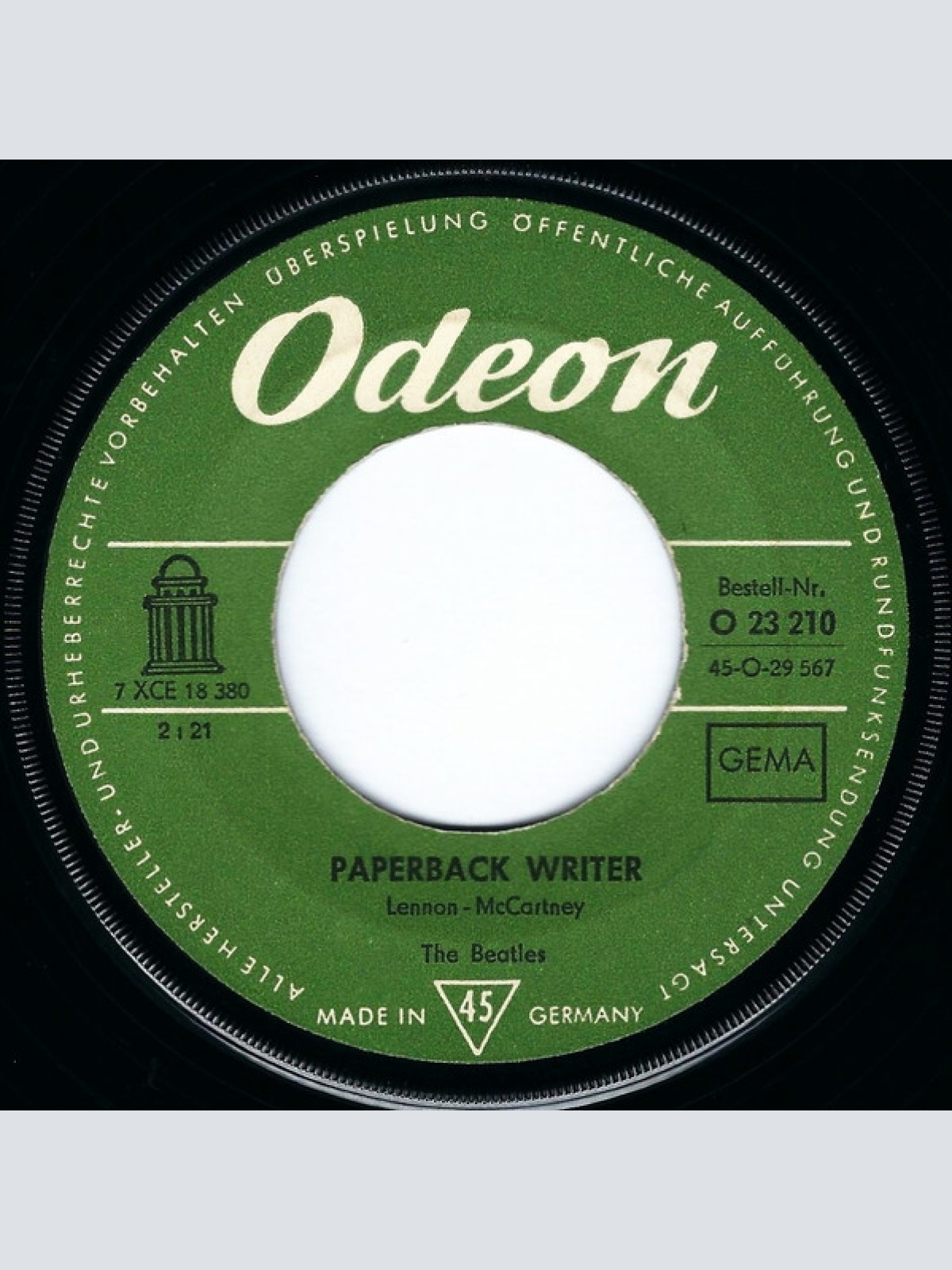 Vinyl / The Beatles - Paperback Writer / Rain