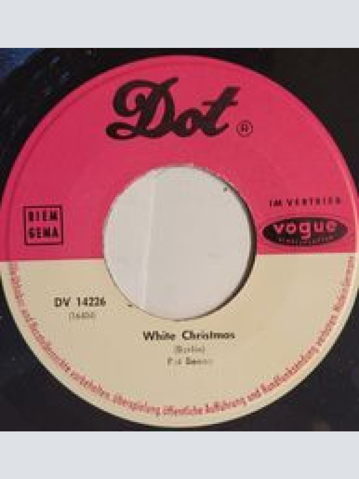 Vinyl / Pat Boone - White Christmas / Jingle Bells