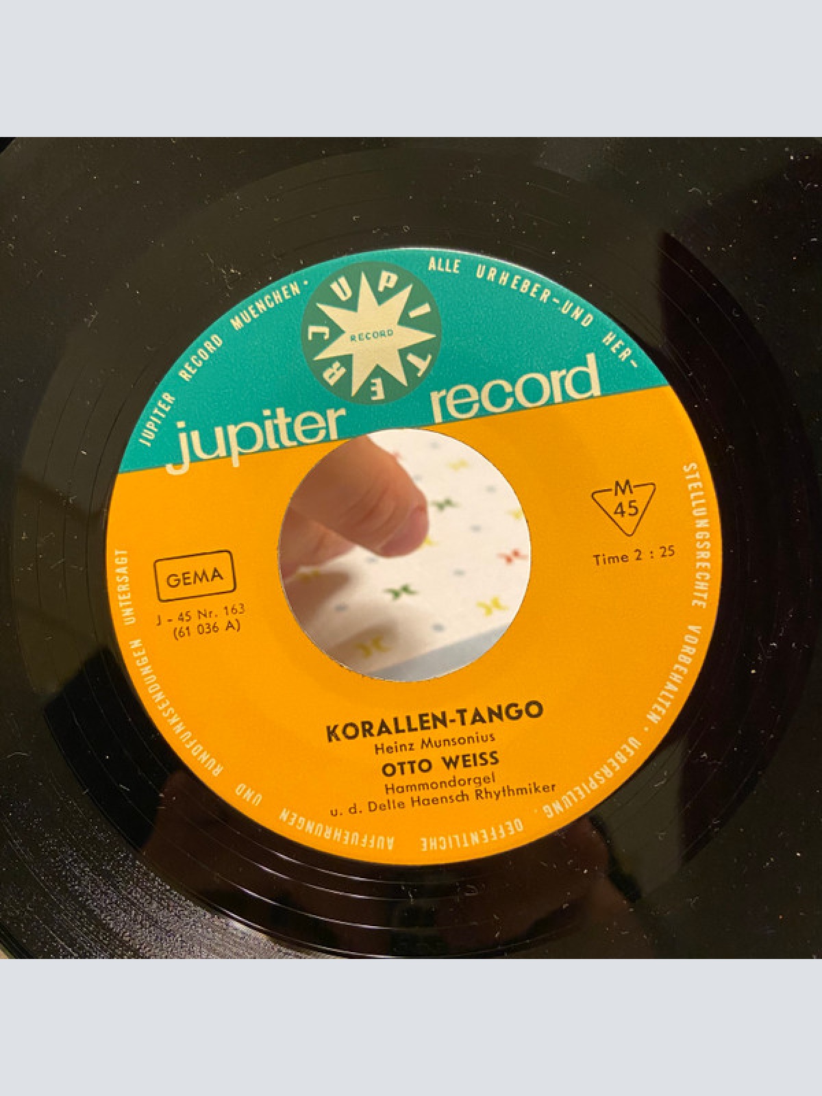 Vinyl / Otto Weiss U. D. Delle Haensch Rhythmiker - Fumando Espero / Korallen-Tango