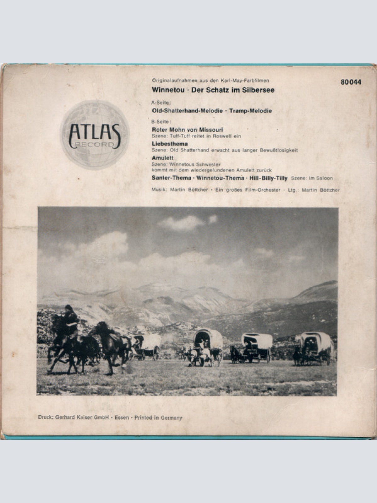 Vinyl / Martin Böttcher - Winnetou · Der Schatz Im Silbersee