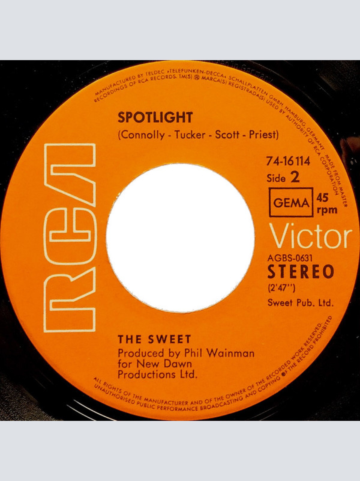 Vinyl / The Sweet - Alexander Graham Bell