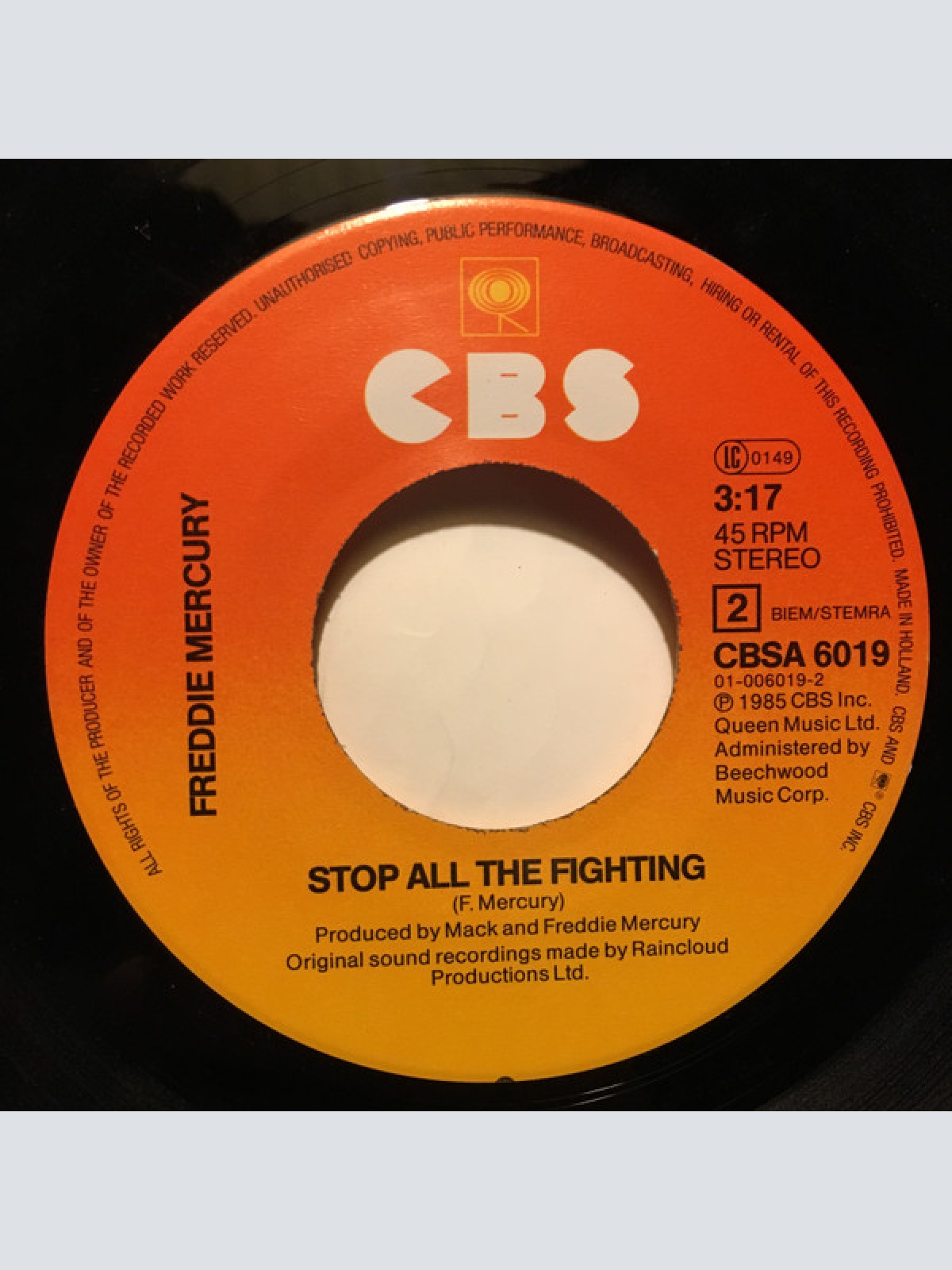 Vinyl / Freddie Mercury - I Was Born To Love You