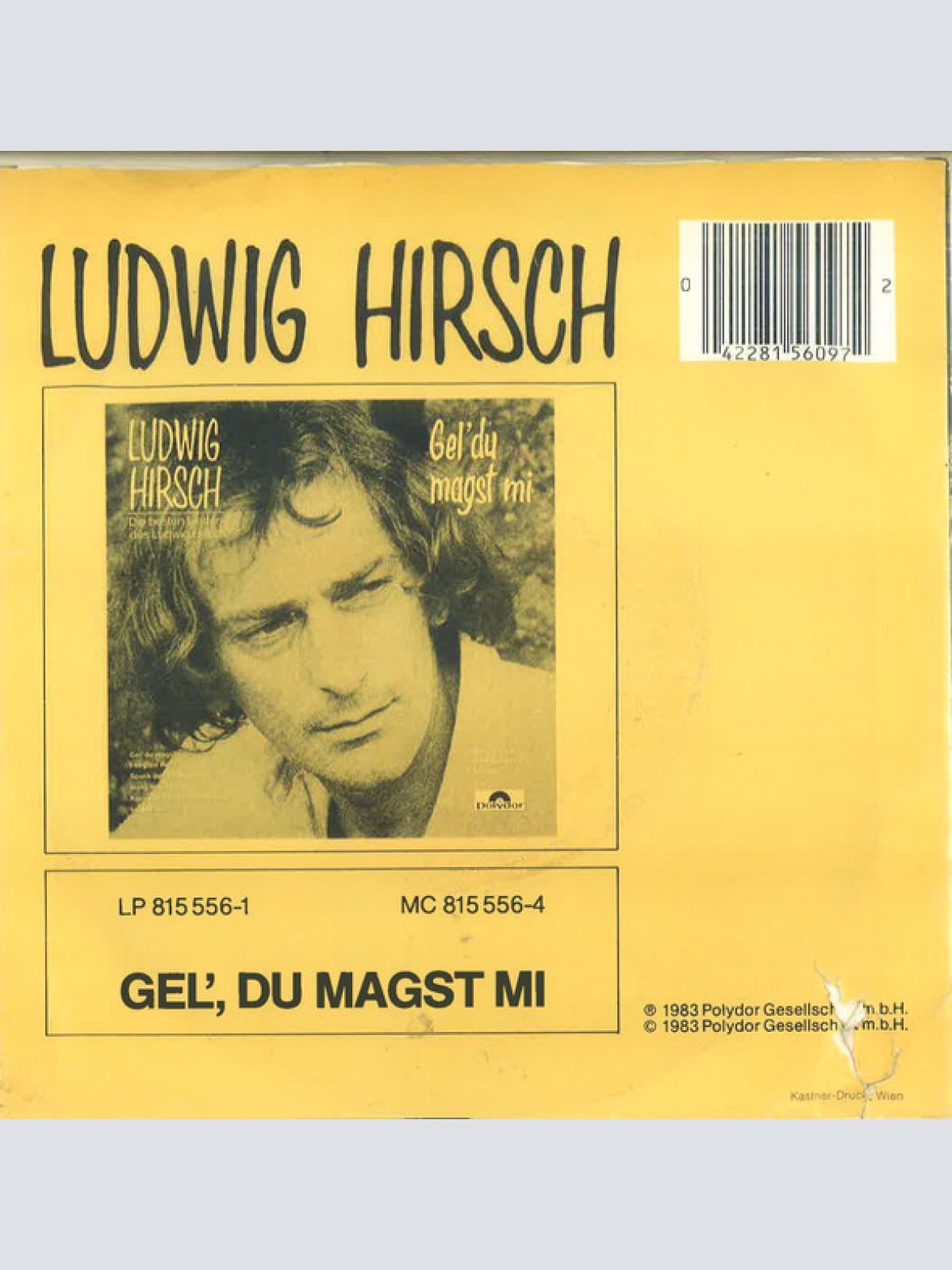 Vinyl / Ludwig Hirsch - Häng Net Auf
