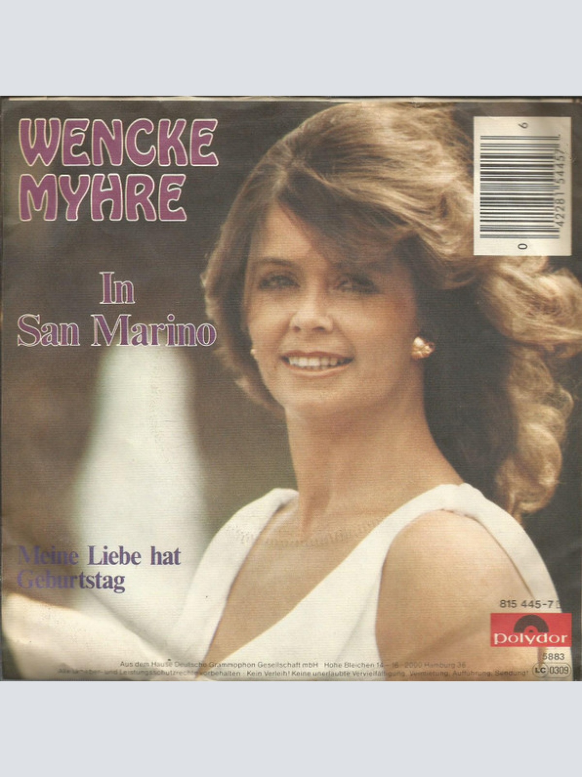 Vinyl / Wencke Myhre - In San Marino