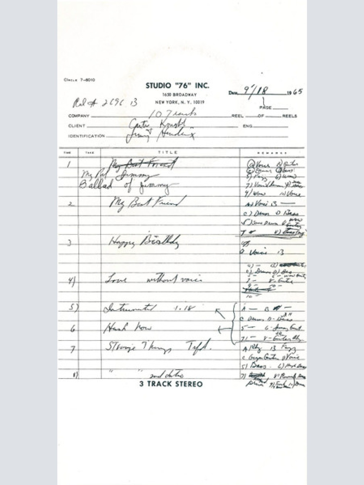 Vinyl / Jimi Hendrix And Curtis Knight - The Ballad Of Jimi