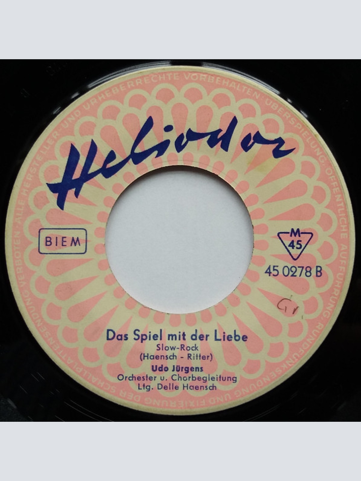 Vinyl / Udo Jürgens - Immer Denk Ich An Hawaii Zurück / Das Spiel Mit Der Liebe