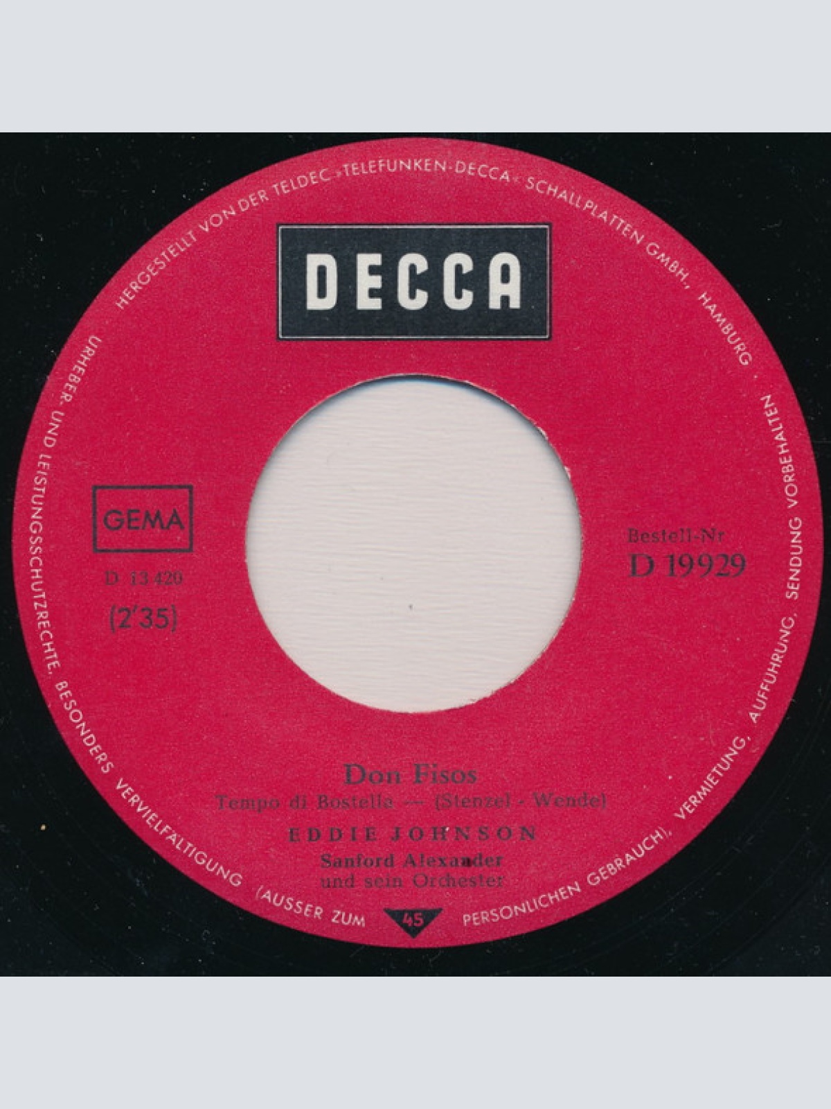 Vinyl / Eddie Johnson (3) - Happy, Lucky, Good, So Finde Ich Das Leben