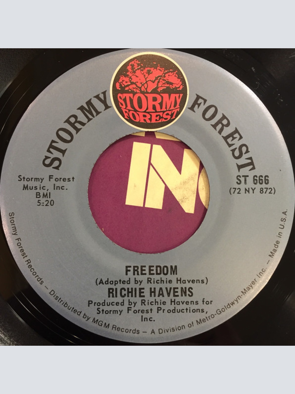 Vinyl / Richie Havens - Freedom / Handsome Johnny