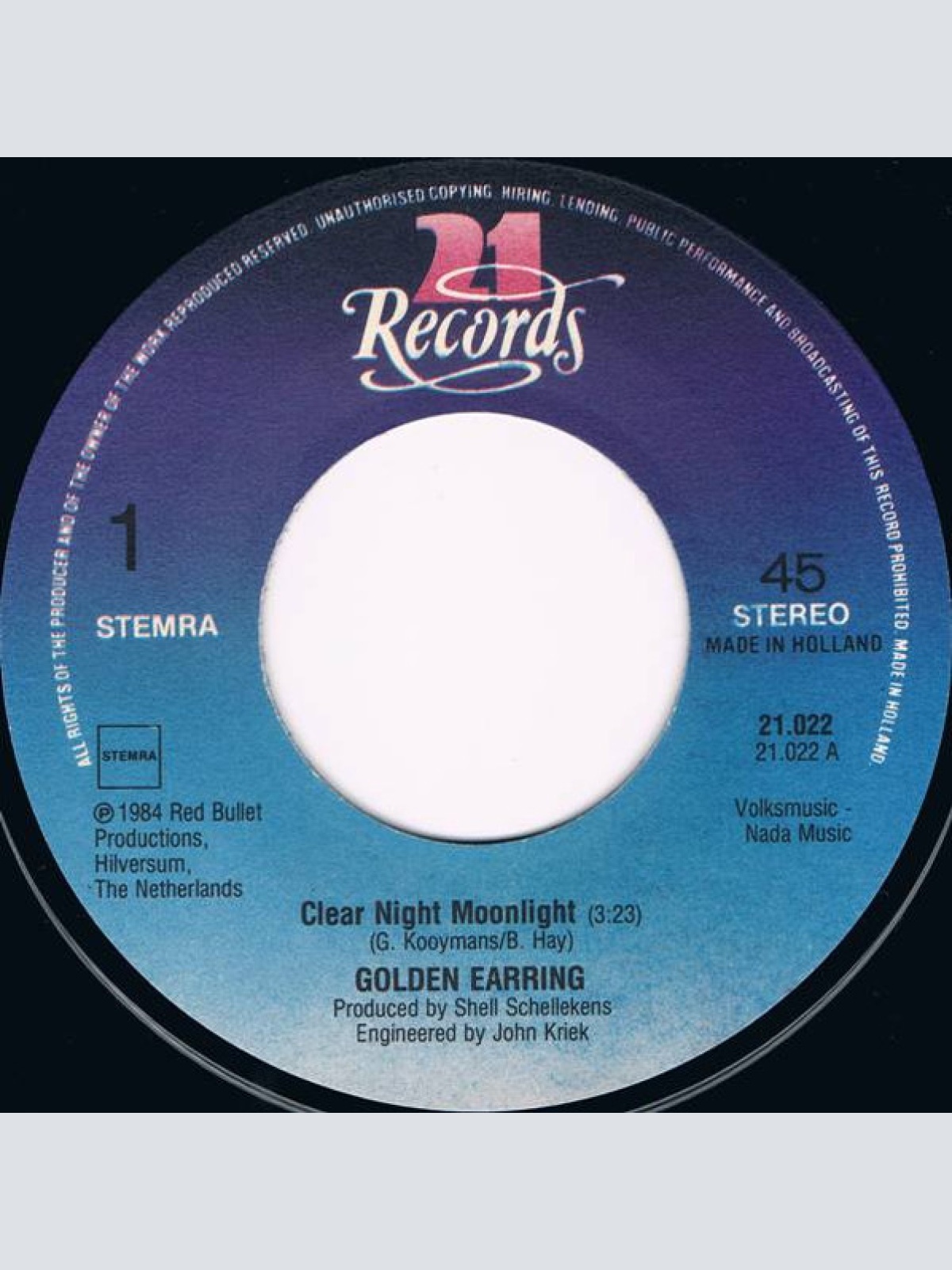 Vinyl / Golden Earring - Clear Night Moonlight