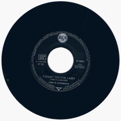 Vinyl / John D. Loudermilk - Callin' Doctor Casey / Oh How Sad