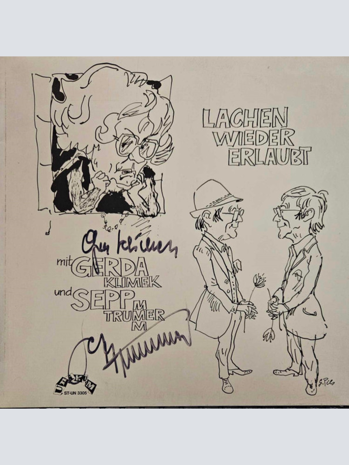 Vinyl / Gerda Klimek Und Sepp Trummer - Lachen Wieder Erlaubt
