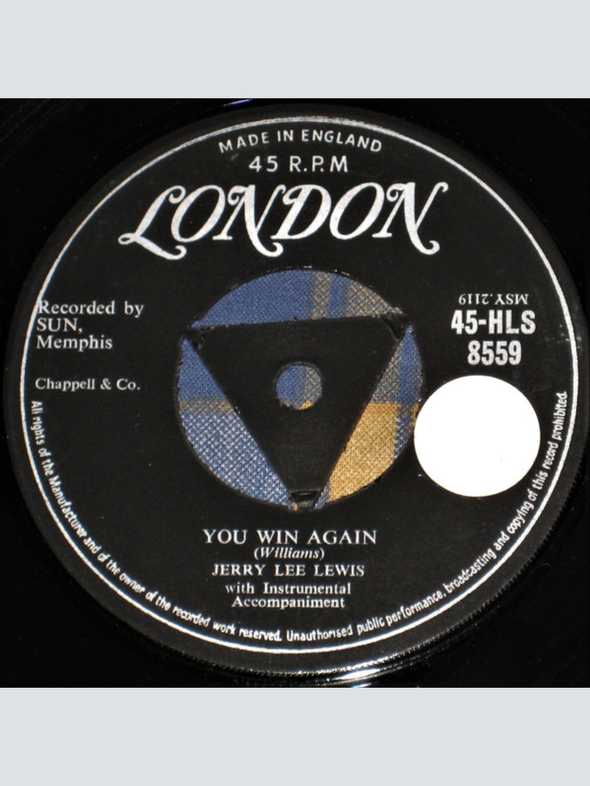 Vinyl / Jerry Lee Lewis - You Win Again