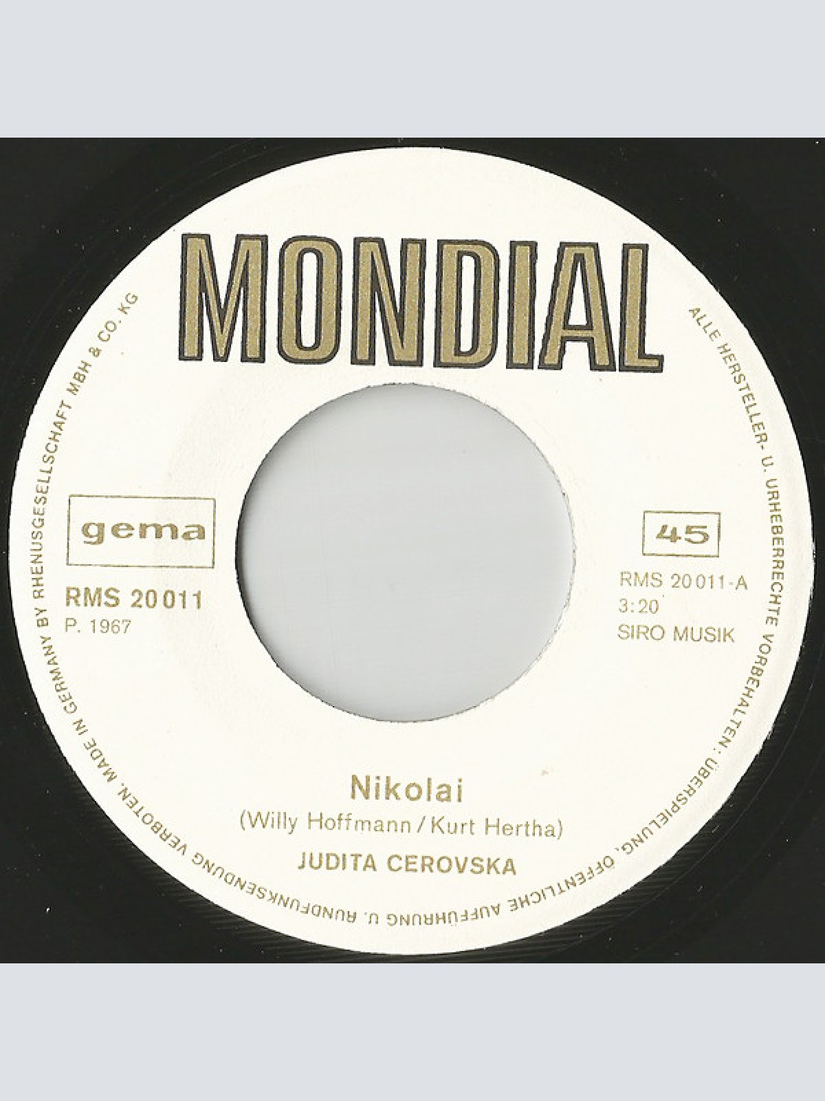 Vinyl / Judita Cerovska* - Nikolai