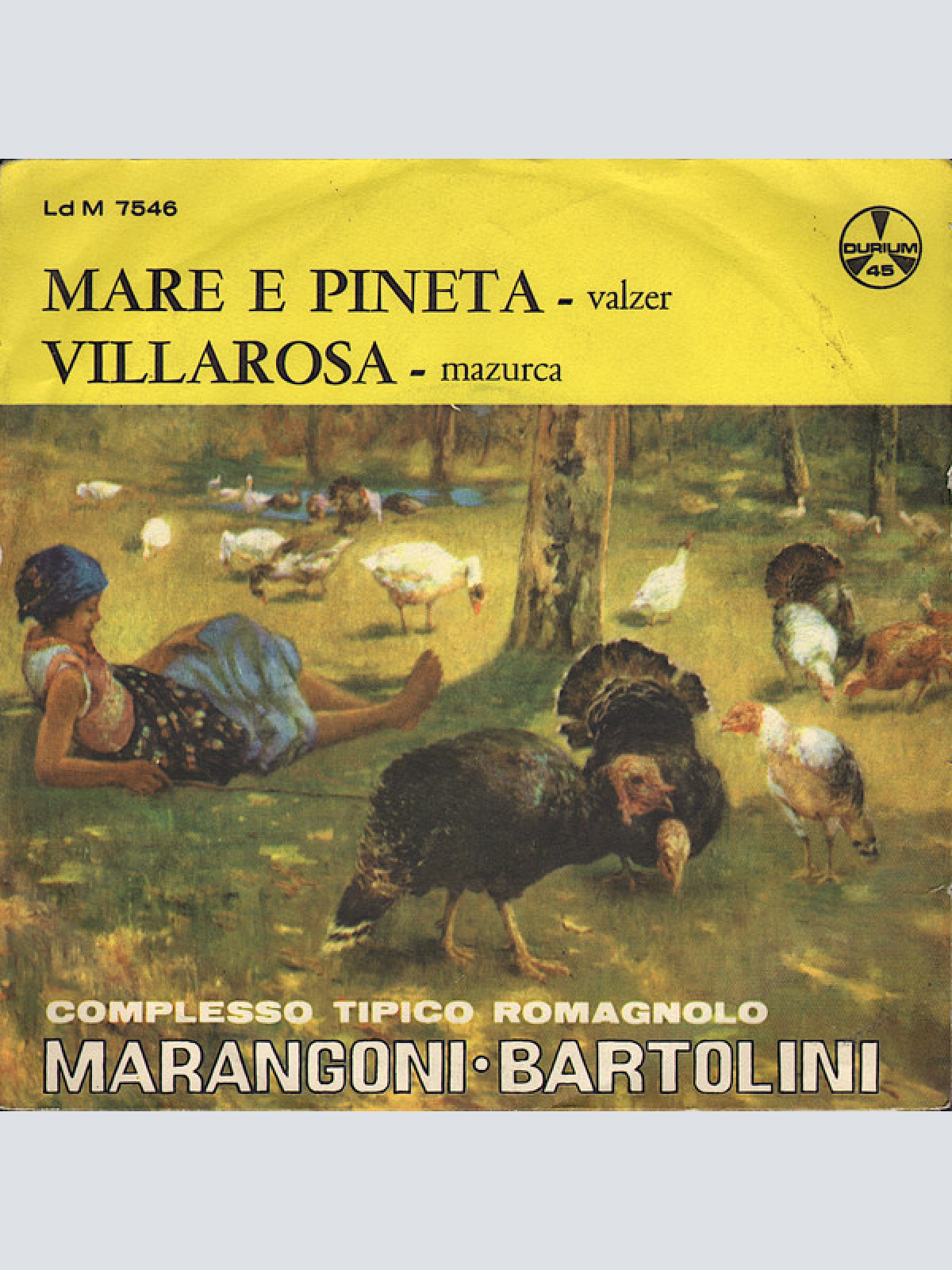 Vinyl / Complesso Tipico Romagnolo MARANGONI • BARTOLINI - Mare E Pineta / Villarosa
