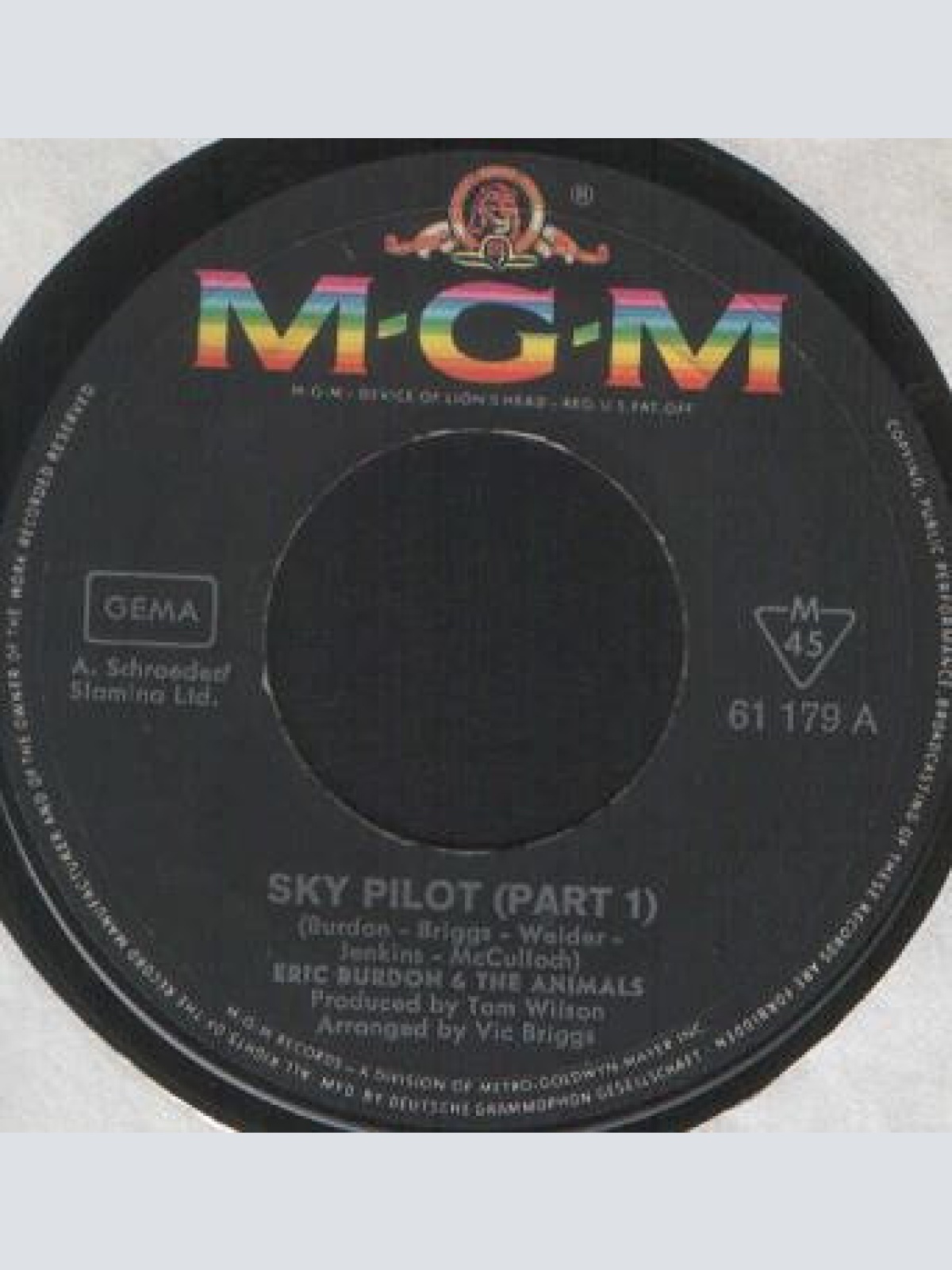 Vinyl / Eric Burdon And The Animals* - Sky Pilot