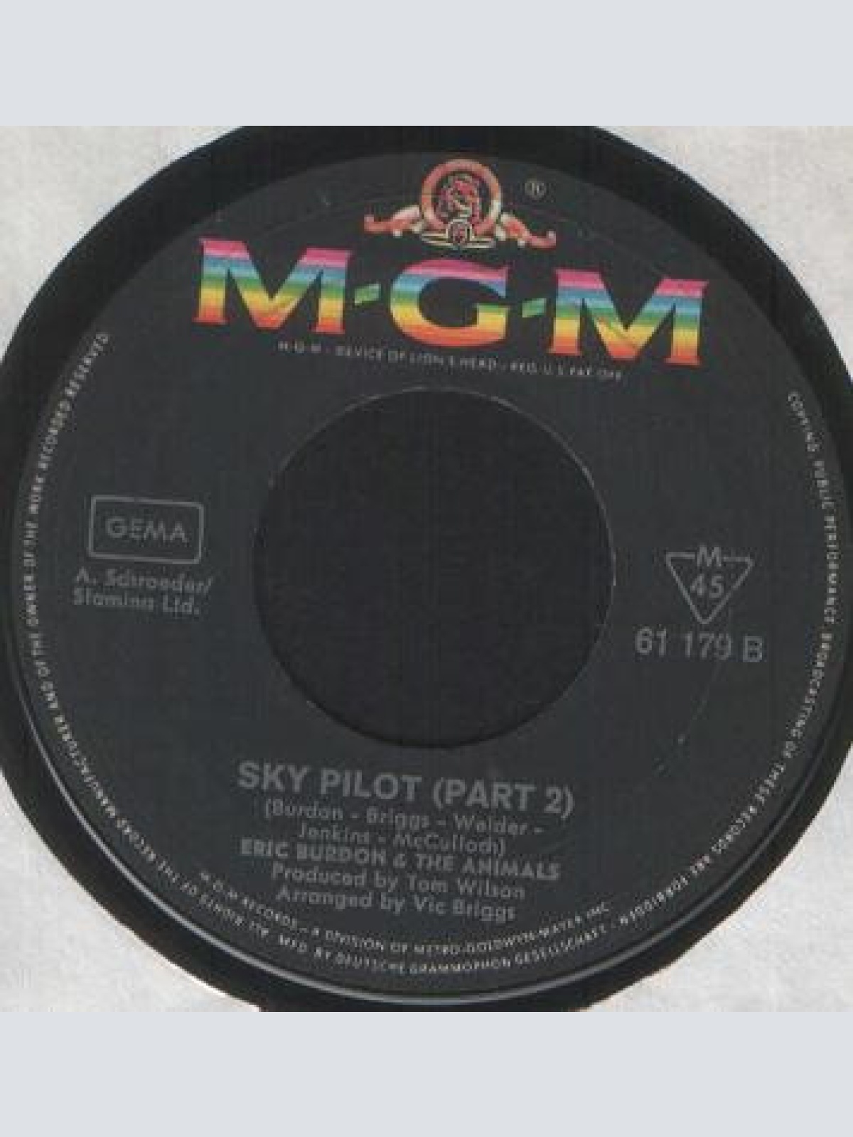 Vinyl / Eric Burdon And The Animals* - Sky Pilot