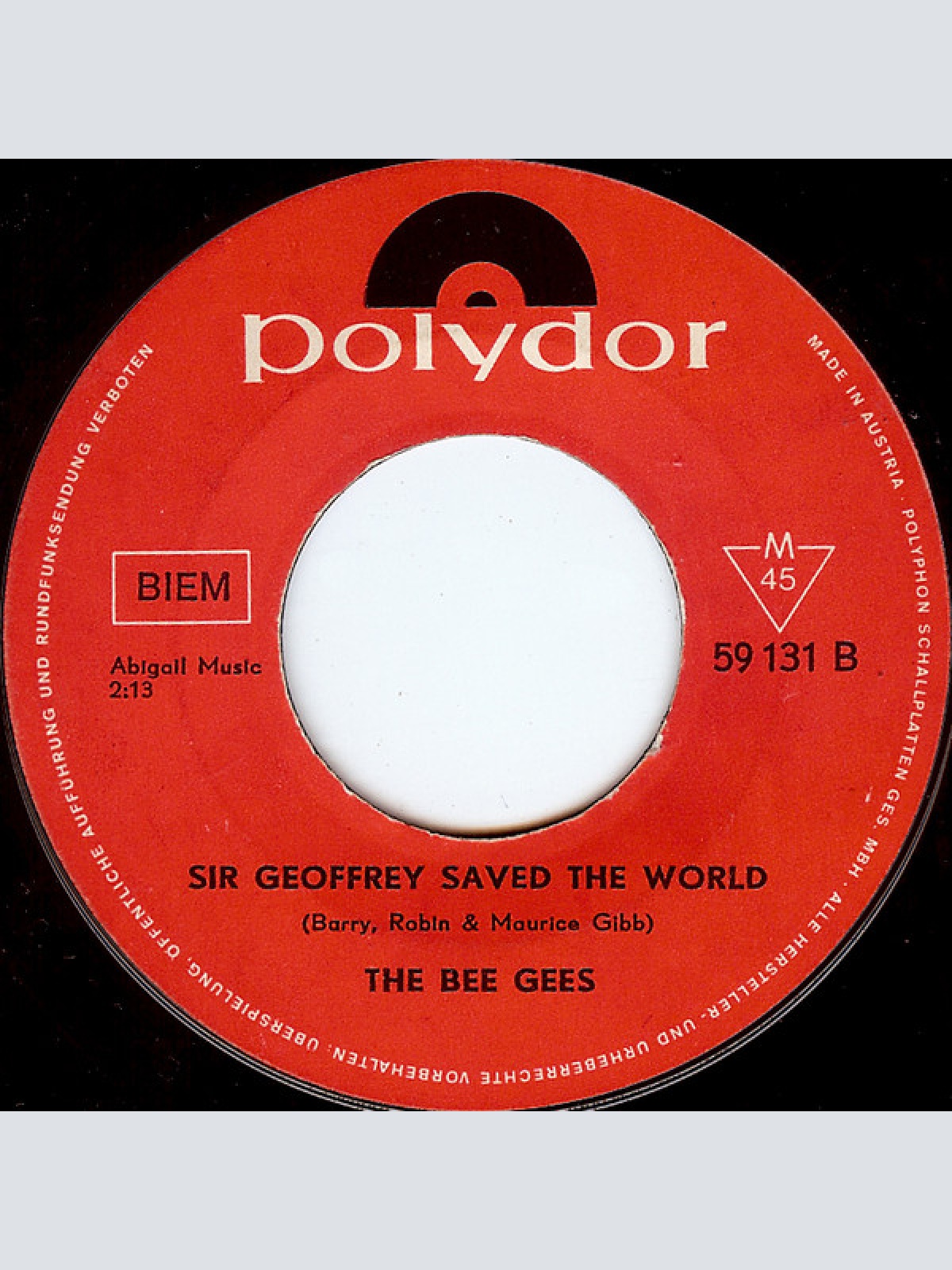 Vinyl / The Bee Gees* - World