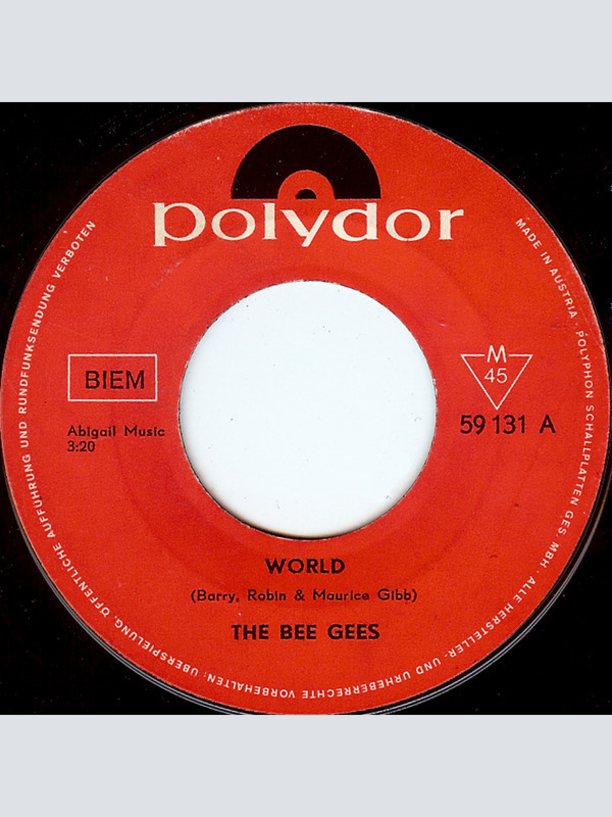 Vinyl / The Bee Gees* - World