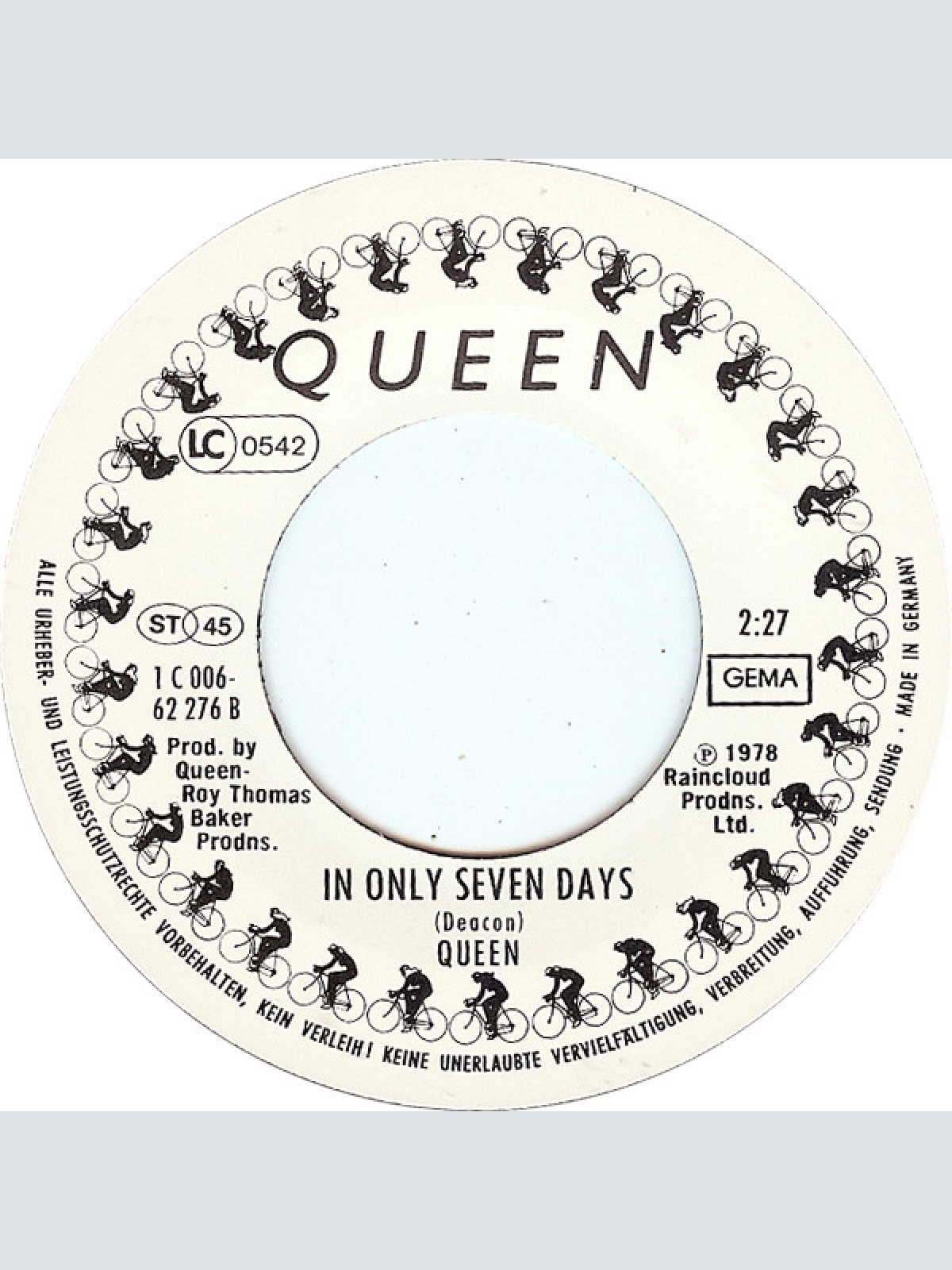 Vinyl / Queen - Don't Stop Me Now