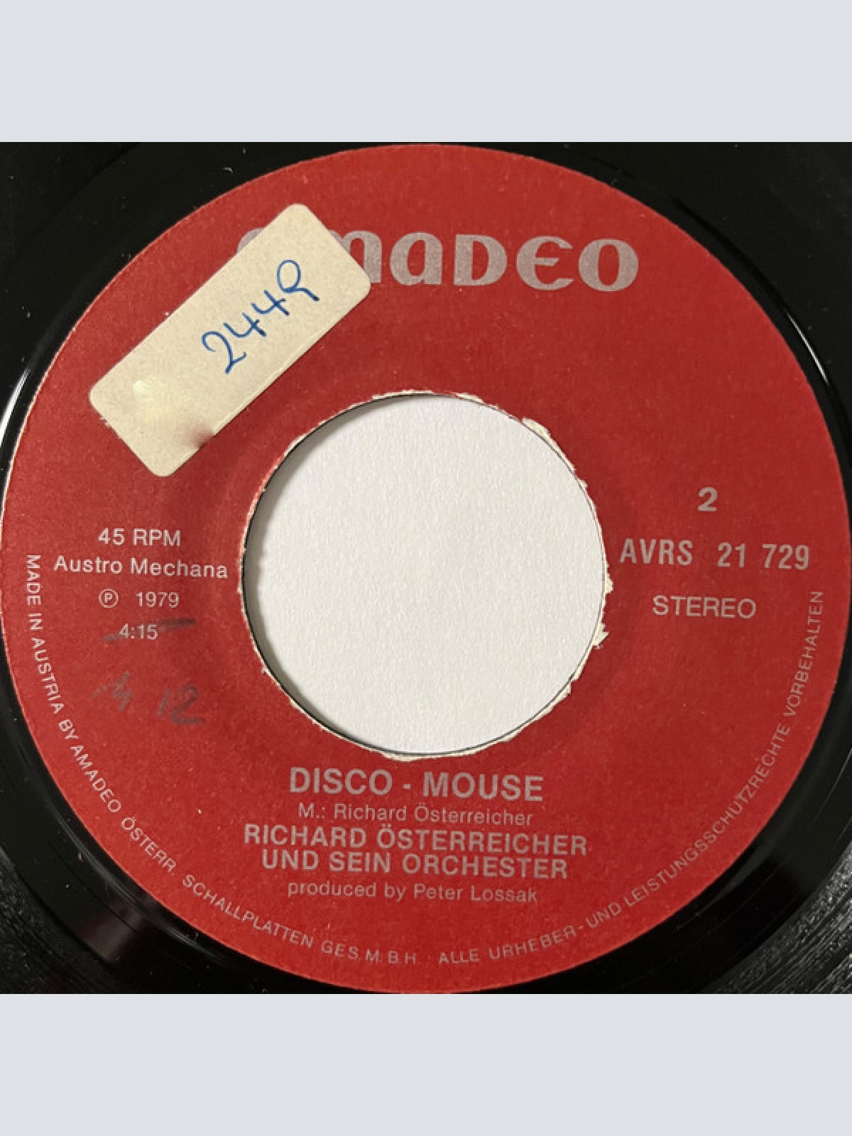 Vinyl / Richard Österreicher Und Sein Orchester - Fledermaus (Disco Version)