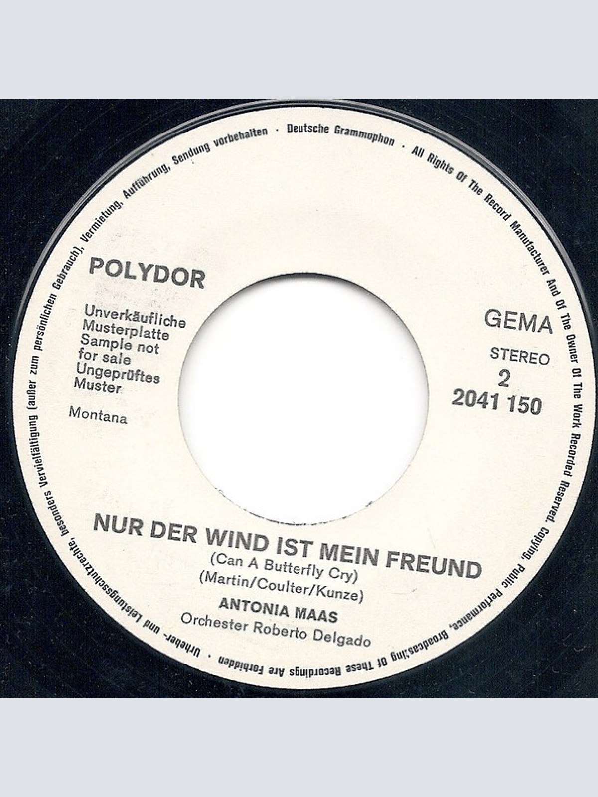 Vinyl / Antonia Maaß* - Ich Brech' Alle Brücken Ab