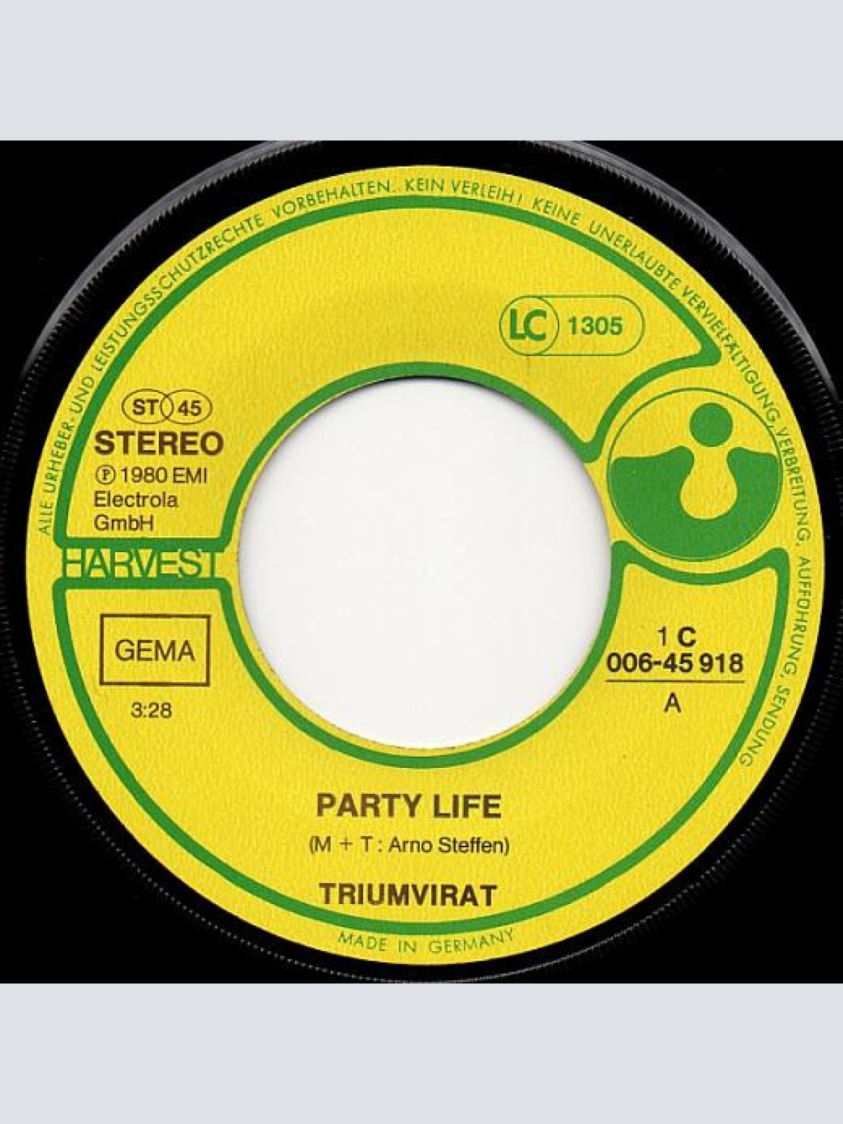 Vinyl / Triumvirat - Party Life / Games