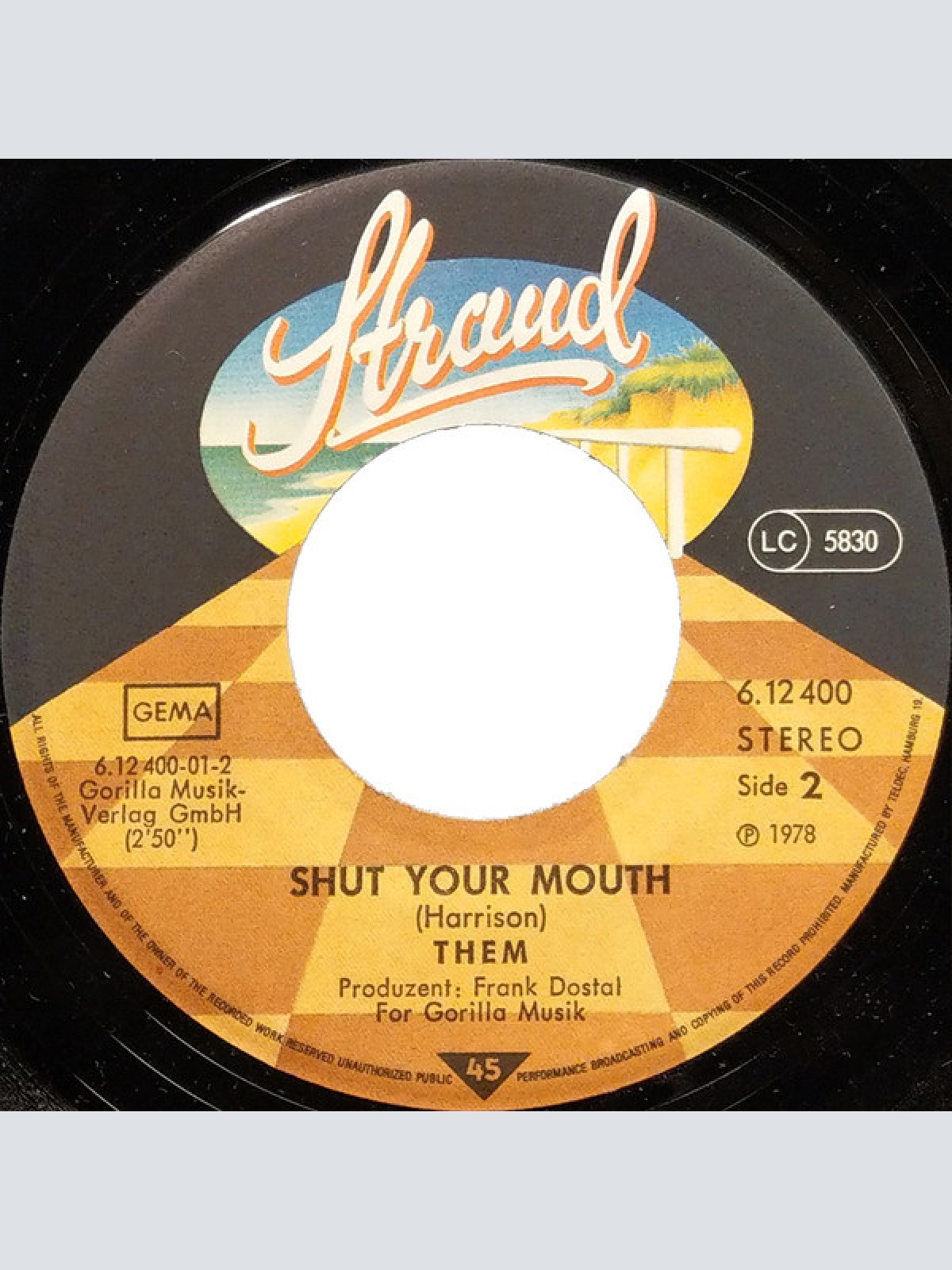 Vinyl / Them (3) - Street Walking Lady