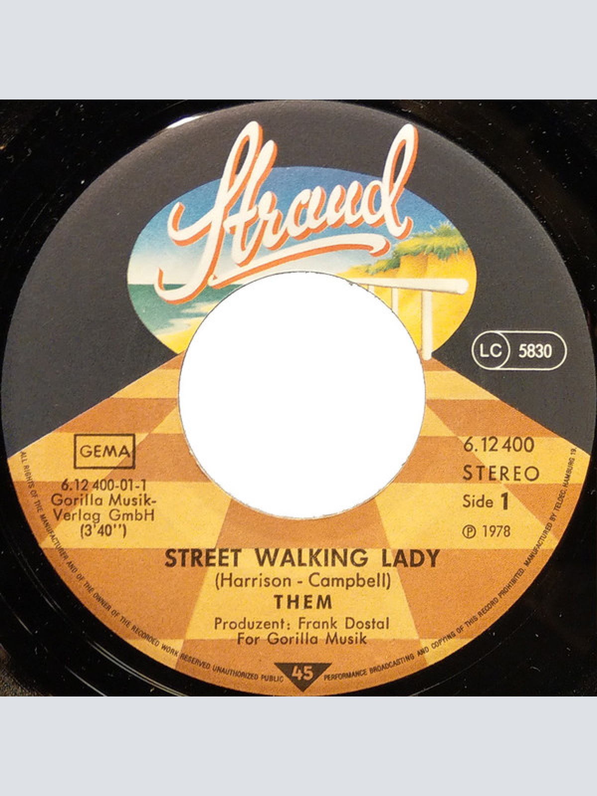 Vinyl / Them (3) - Street Walking Lady
