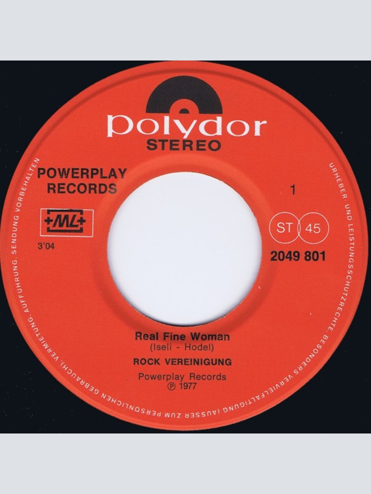 Vinyl / Rock Vereinigung Winterthur* - Real Fine Woman