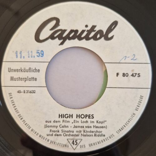 Vinyl / Frank Sinatra - High Hopes / Talk To Me