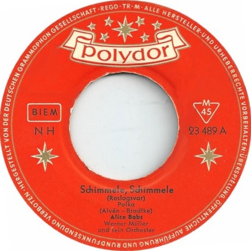 Vinyl / Alice Babs - Schimmele, Schimmele (Roslagsvar)