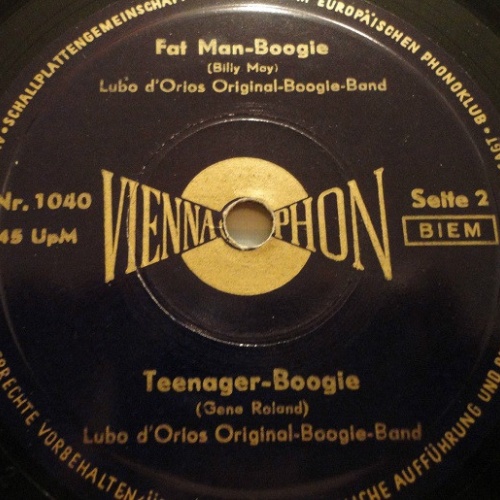 Vinyl / Lubo D'Orios Original-Boogie-Band - Boogie-Blues / The Mess Is Here / Fat Man-Boogie / Teenager-Boogie