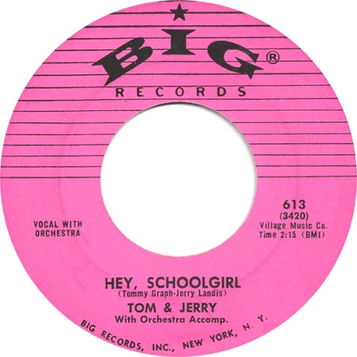 Vinyl / Tom & Jerry - Hey, Schoolgirl / Dancin' Wild