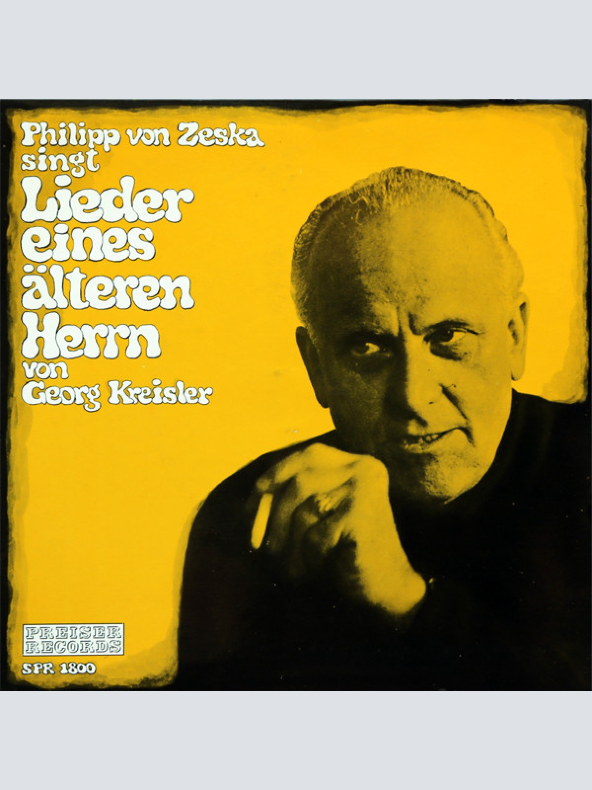 Vinyl / Philipp von Zeska - Lieder Eines Älteren Herrn