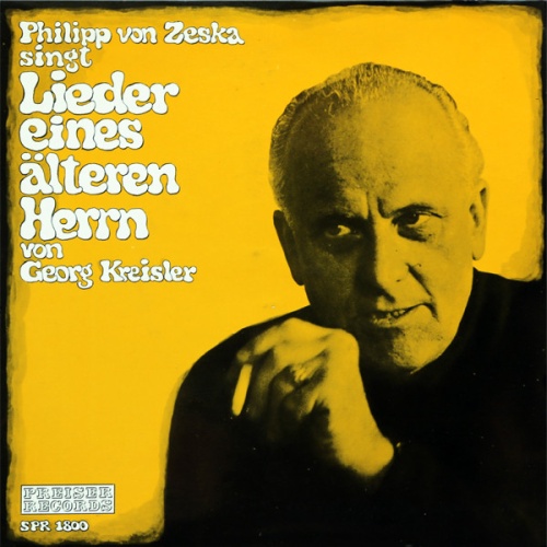 Vinyl / Philipp von Zeska - Lieder Eines Älteren Herrn