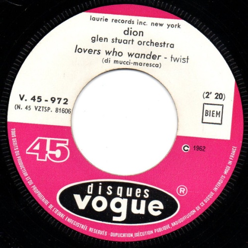 Vinyl / Dion (3) - Lovers Who Wander
