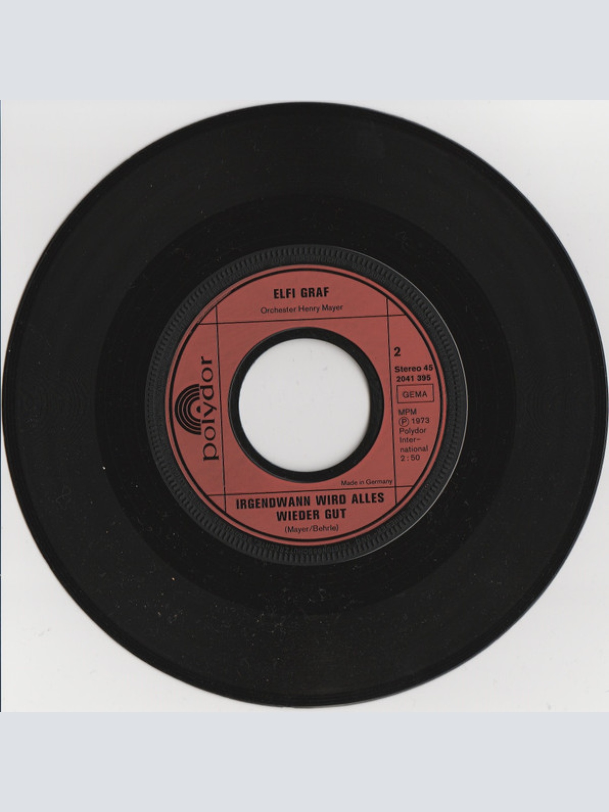 Vinyl / Elfi Graf - Ich Weiß Wohin Ich Gehe