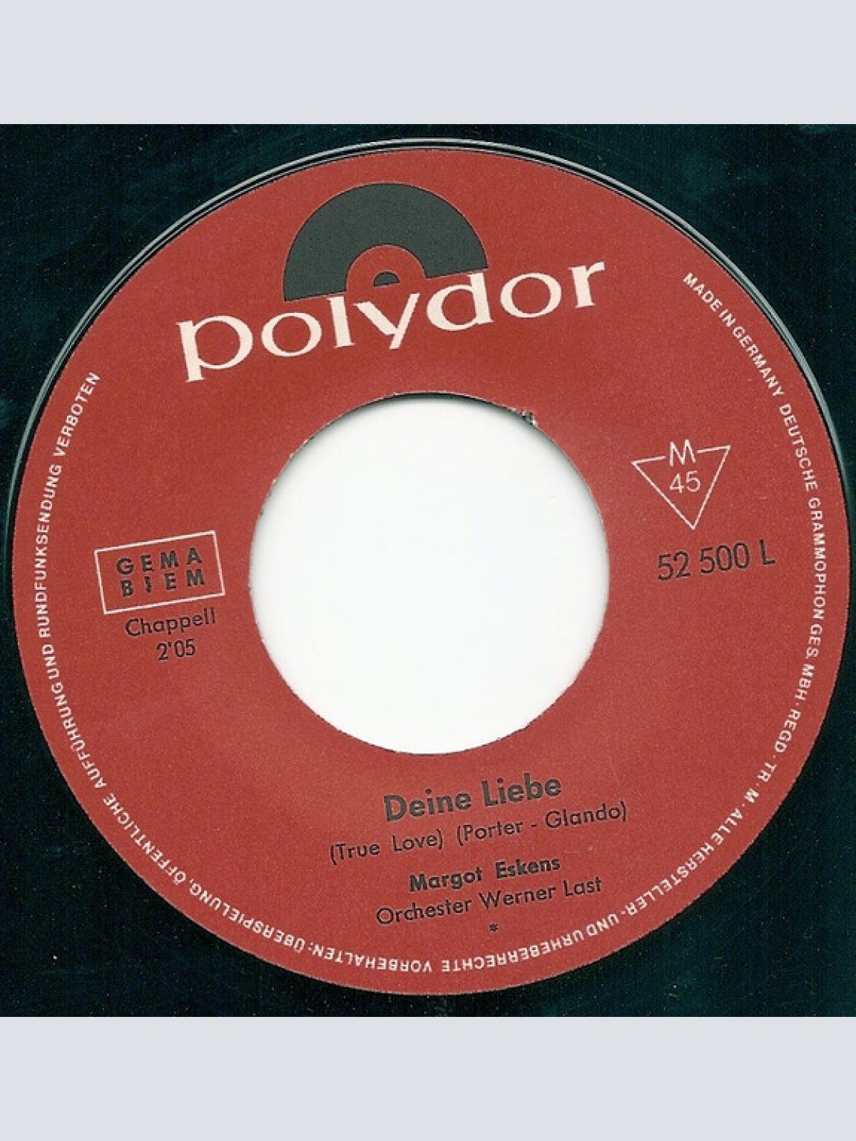 Vinyl / Margot Eskens - Deine Liebe