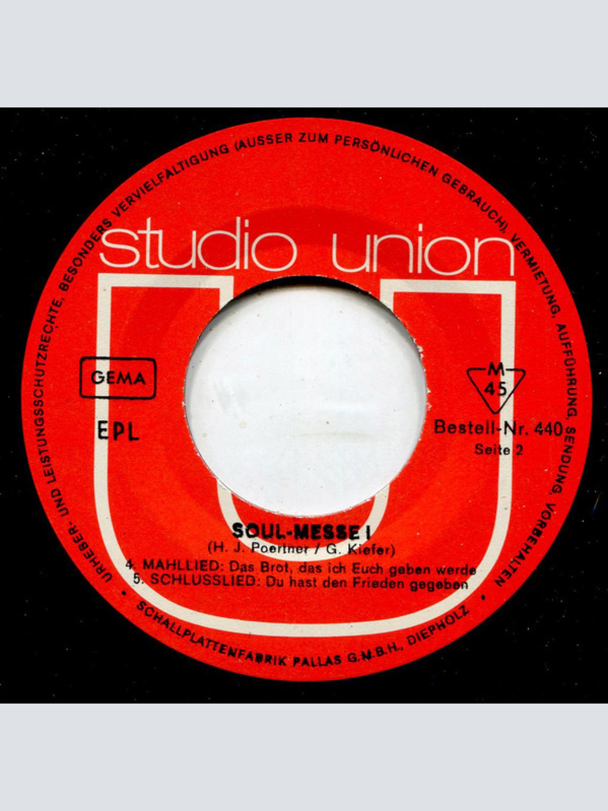 Vinyl / The Words (10) - Soul Messe 1 (Moderne Messgesänge im Soul-Stil)