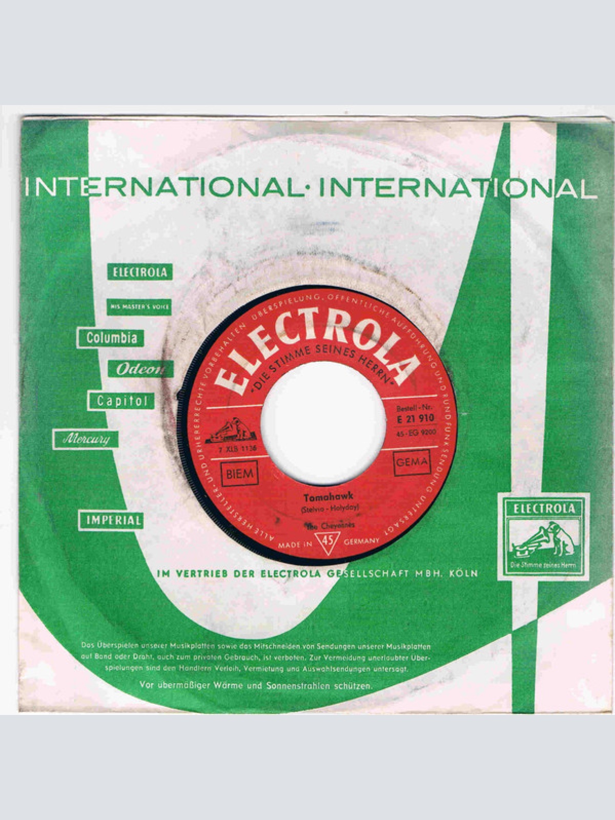 Vinyl / The Cheyennes - Tomahawk