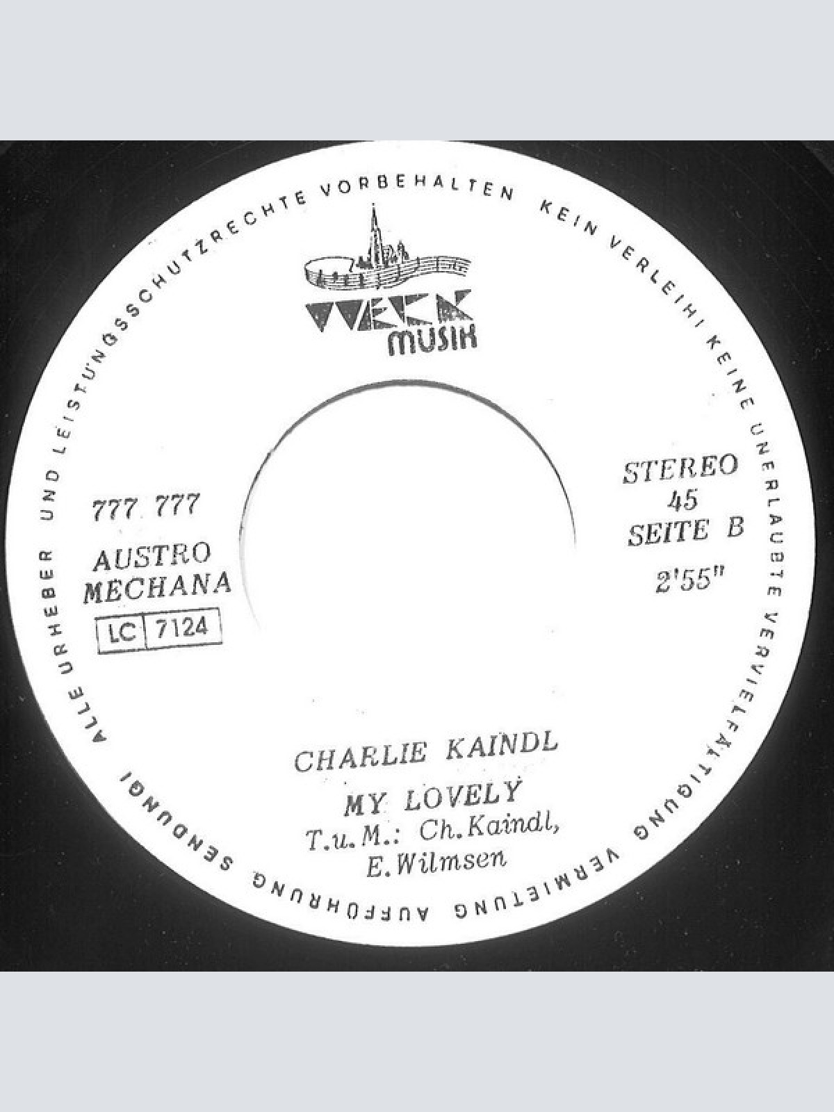 Vinyl / Charlie Kaindl* - Hallo Liebling
