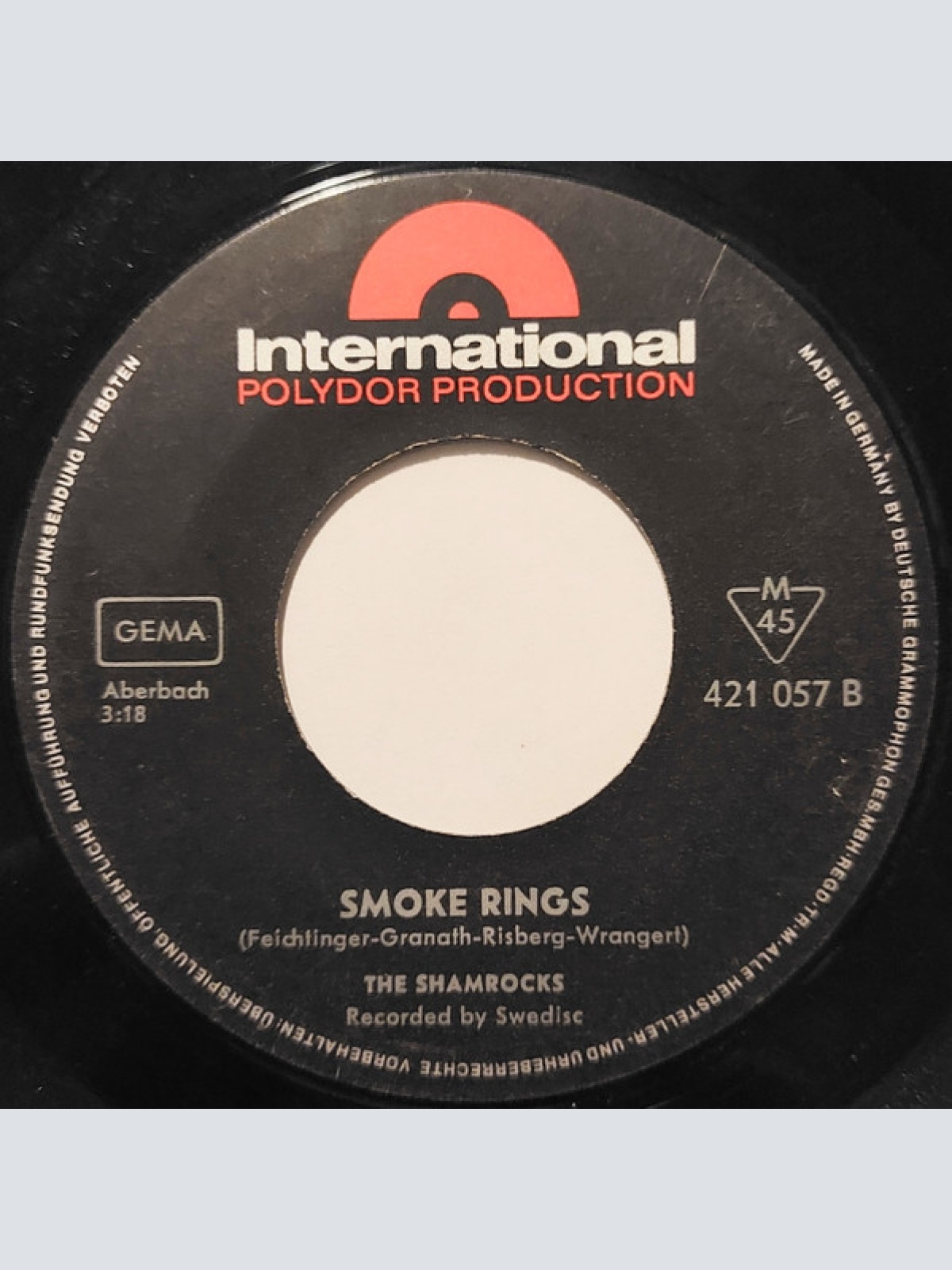 Vinyl / The Shamrocks (3) - How The Time Flies / Smoke Rings
