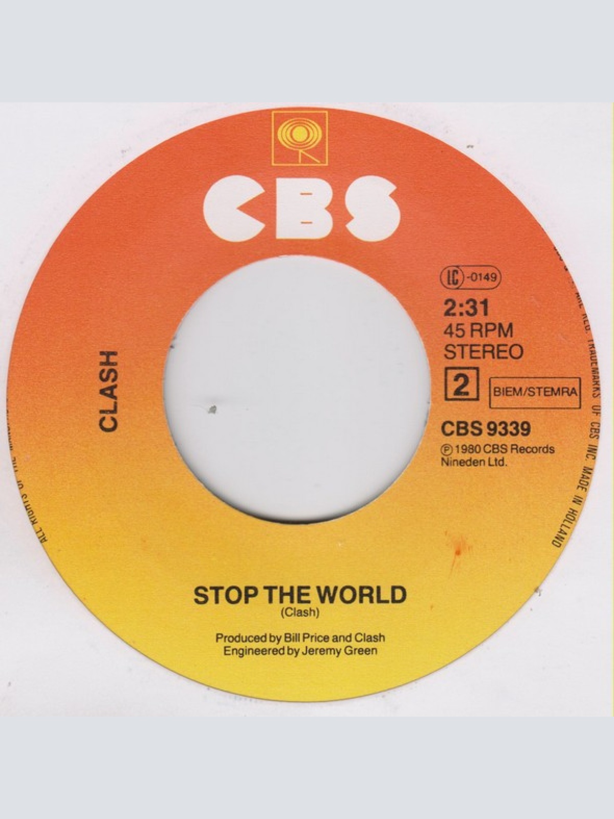 Vinyl / The Clash - The Call Up