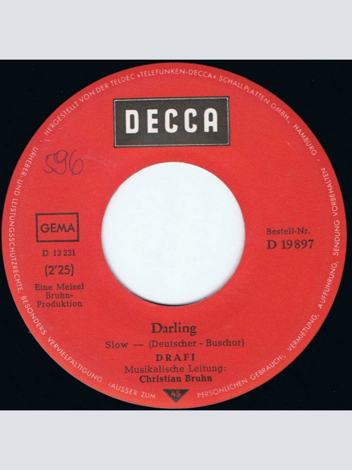 Vinyl / Drafi* - Sweet Dreams For You My Love / Darling